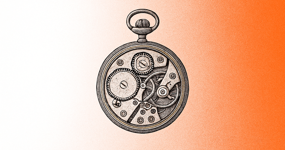 Compliance Automation for Community Banks - Pocket watch mechanism illustration representing the intricate workings of compliance processes at community banks