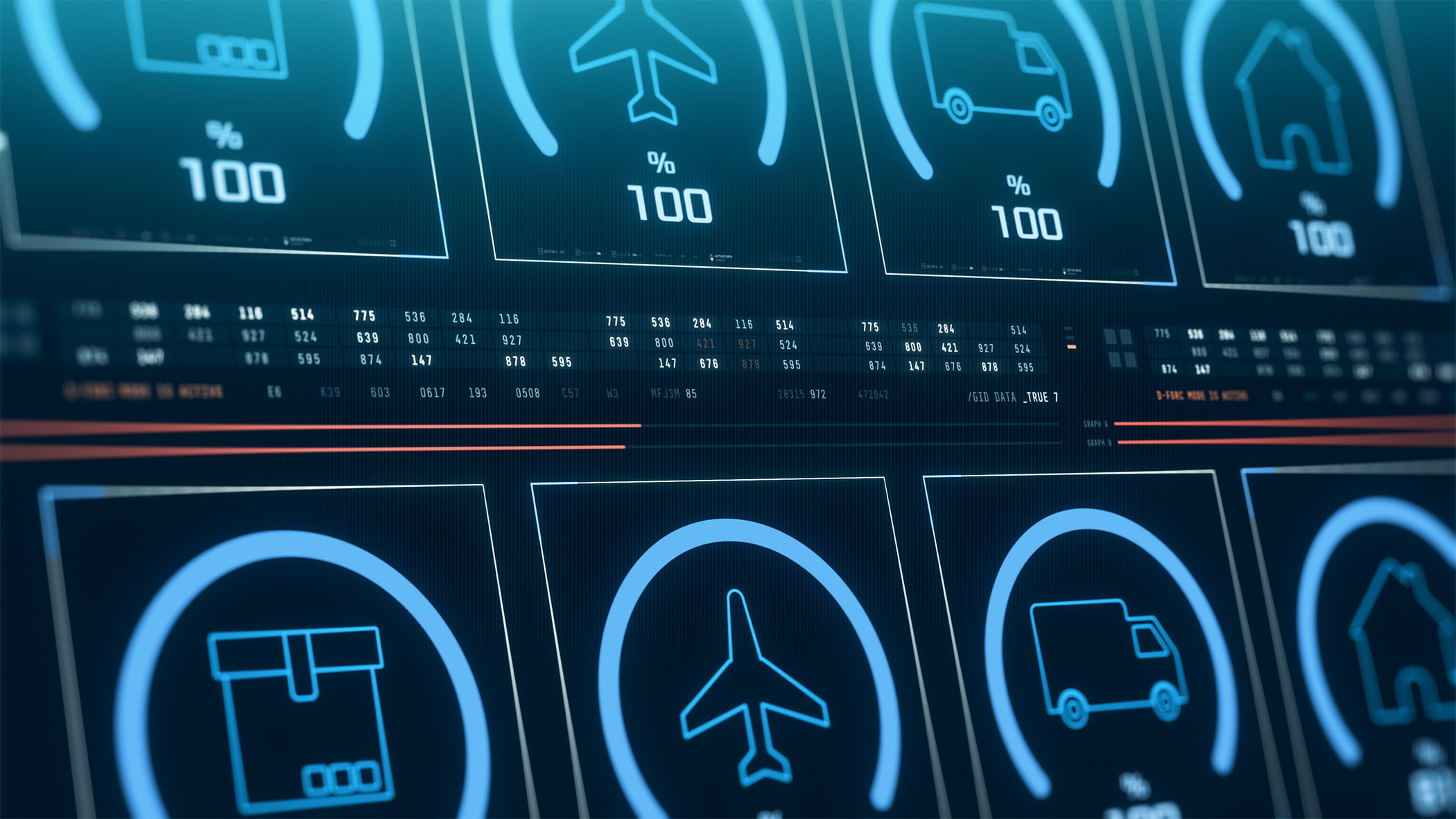 shipping tracking dashboard data stats
