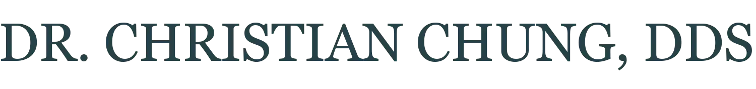 Logo text reading Dr. Christian Chung, DDS in bold black letters.