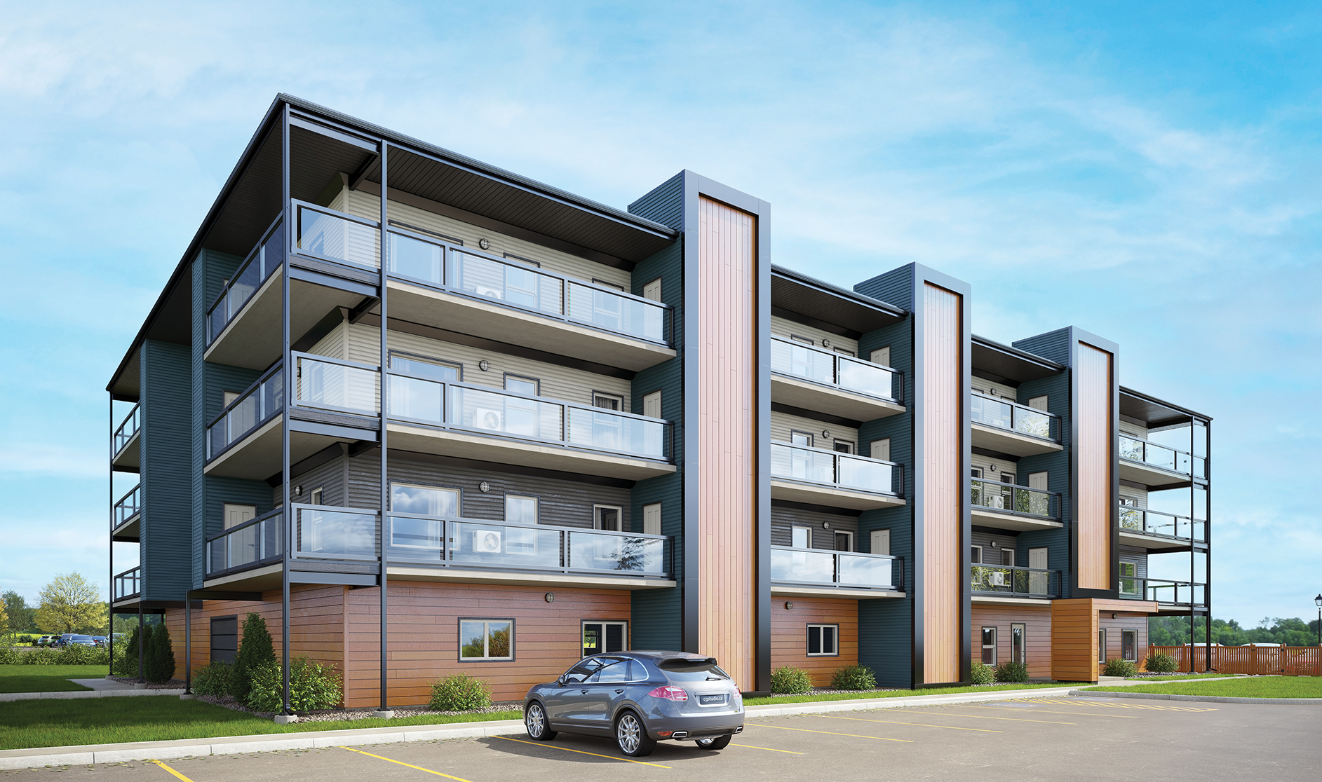 image of a residential skyscraper