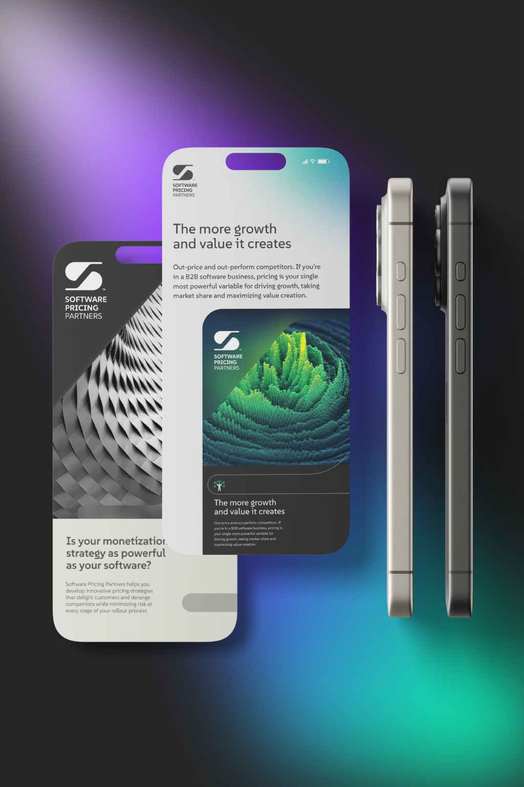 Beruby web platform interface showcasing savings and cashback features on a purple background – Commerce Tech by MVPossible