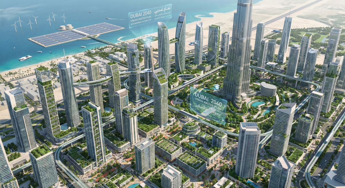 Der Dubai Masterplan 2040: Zukunftsvision für eine lebenswerte Stadt