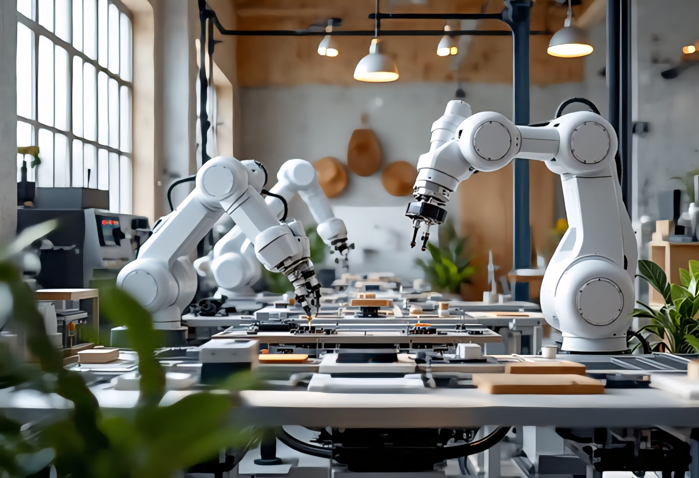 [background image] image of assembly line automation tools (for an ai robotics and automation)
