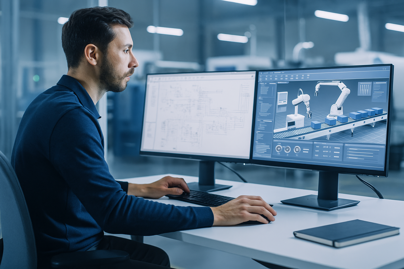 image of production machinery (for a manufacturing plant)