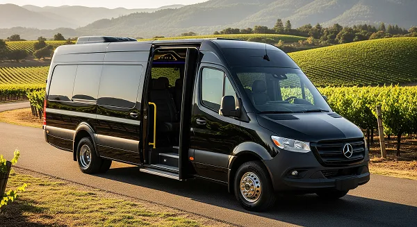 Napa Valley group VAN tour for larger parties and families.