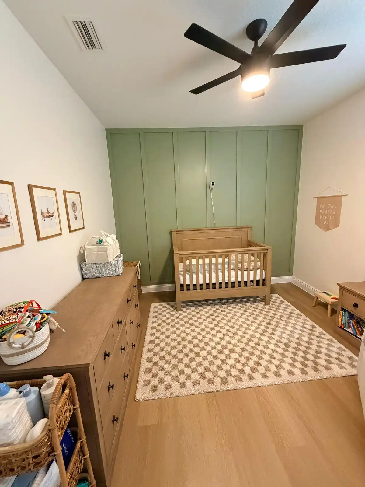 Living room after interior painting by Allforliz, with fresh neutral walls and clean finish