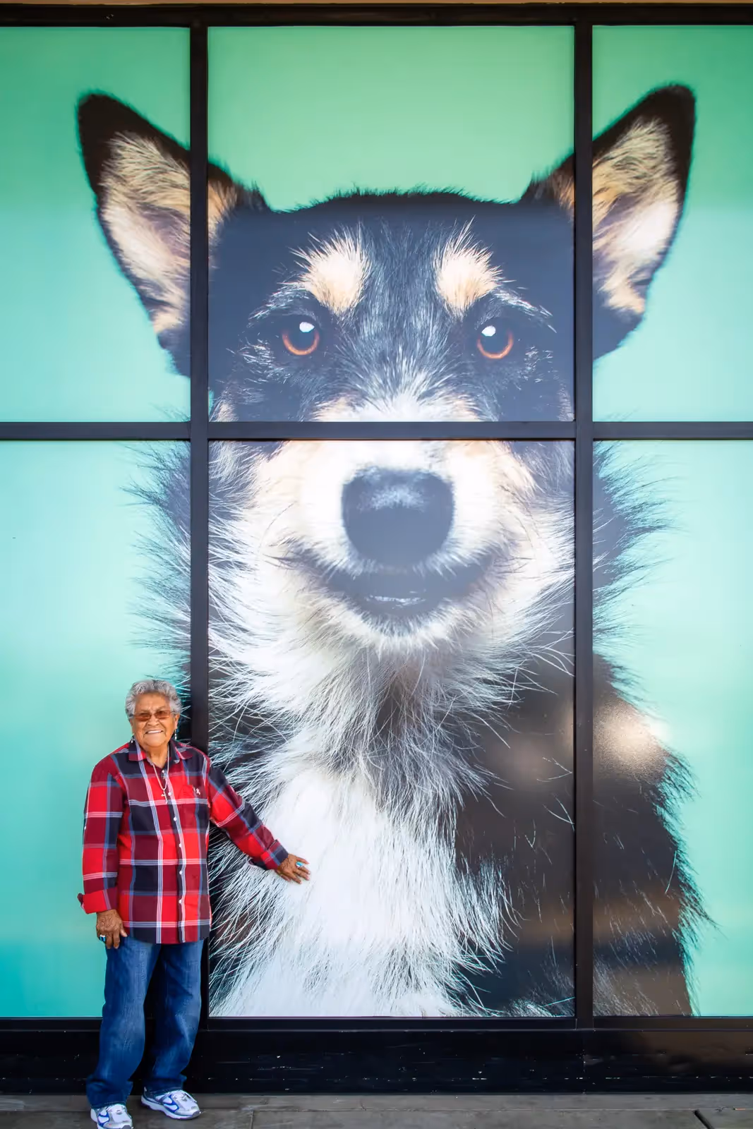 My grandma and her pup, Bugs!