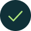 Icon of a tick