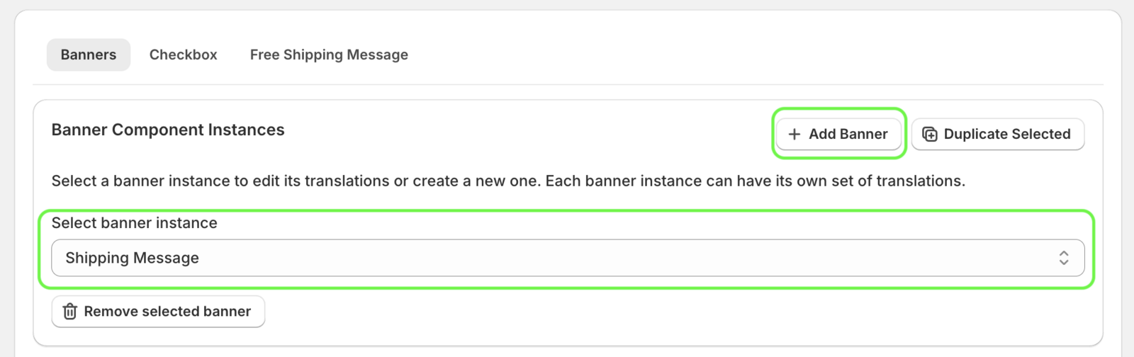 Multiple Instances Example