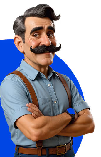 Manuel staat trots