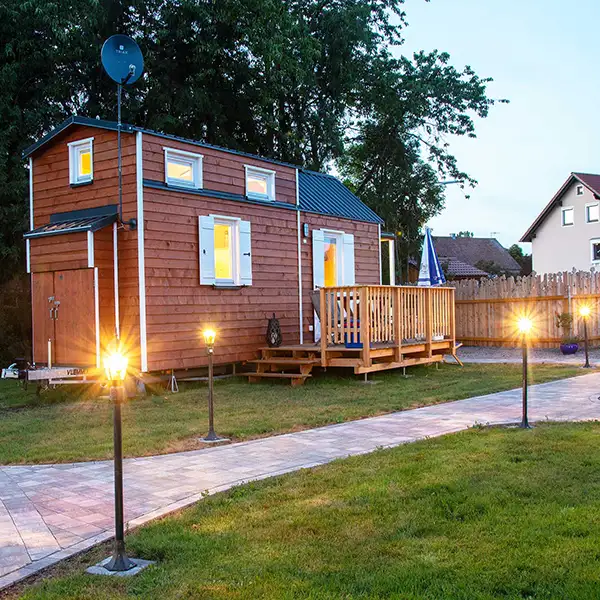 Referenz: Tiny House by Zimmerei Prommersberger, Verwendetes Produkt: Koranol® Imprägnierlasur
