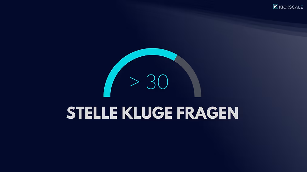 Verkaufsgespräch - Stelle kluge fragen