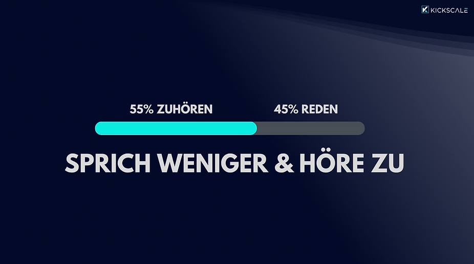 Einwandbehandlung - Höre gut zu