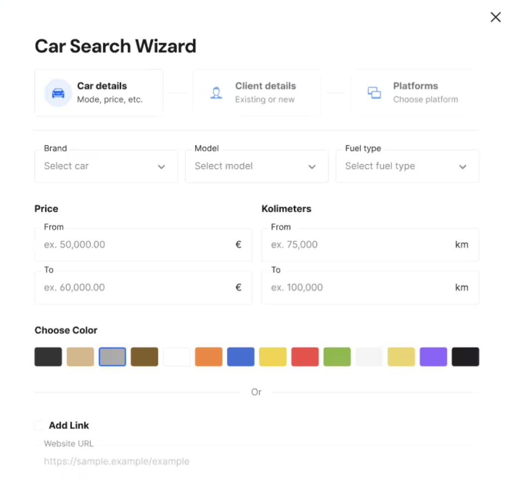 A screenshot of a car searchAI-generated content may be incorrect.