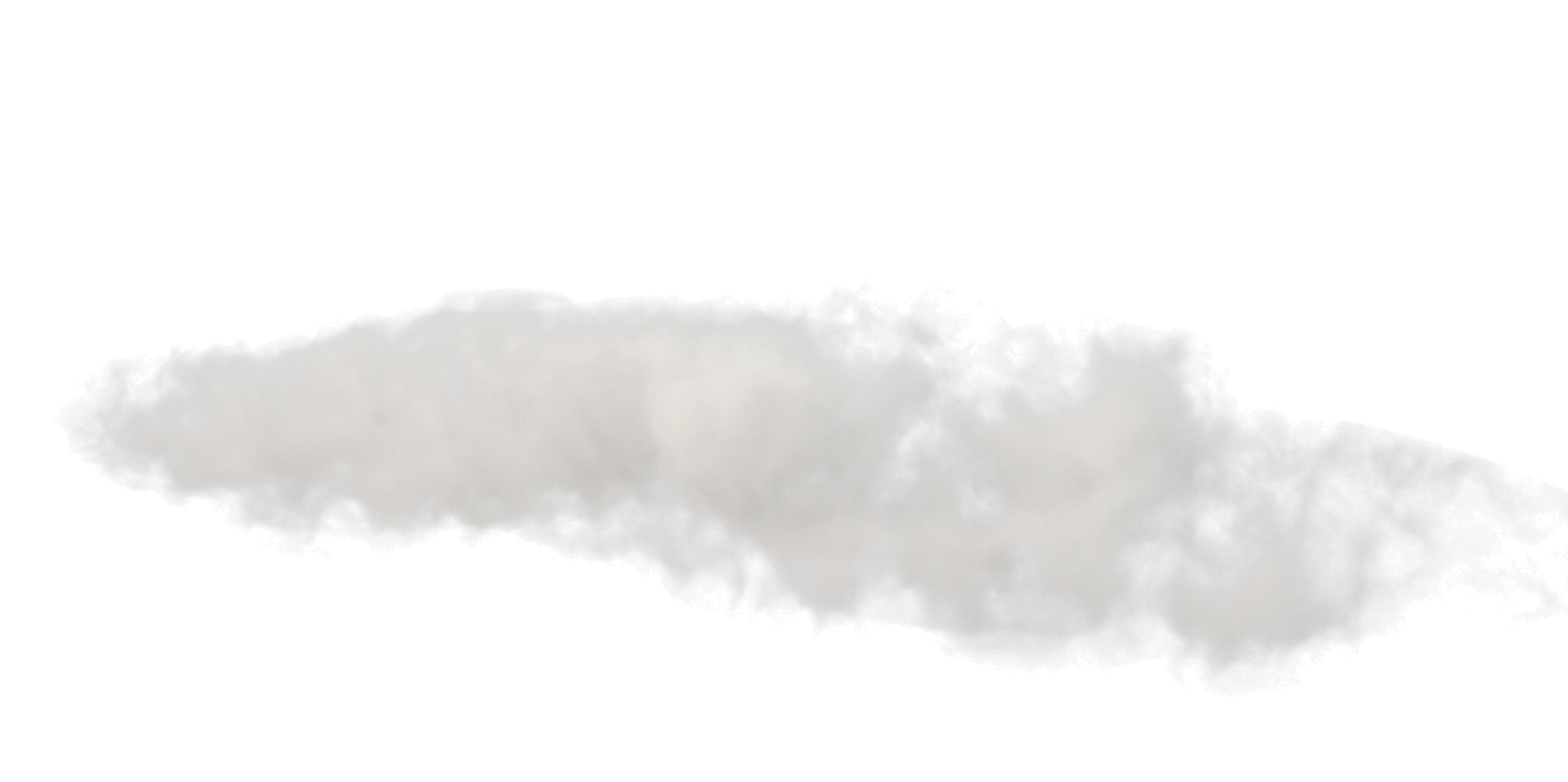 Horizontal trail of smoke representing uncertain information flow and the importance of risk filtering.