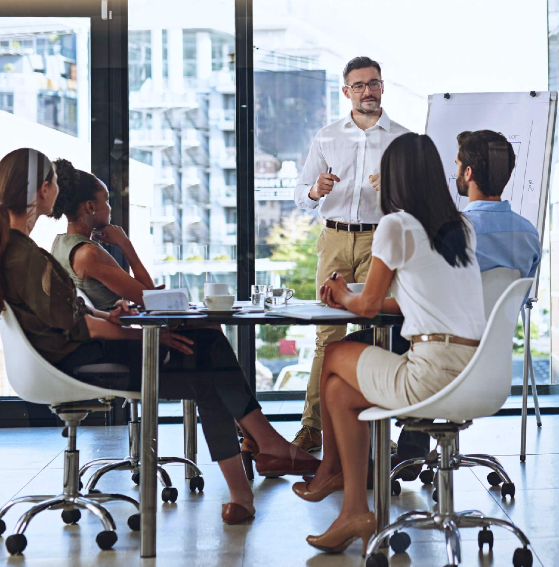 Meeting in the office