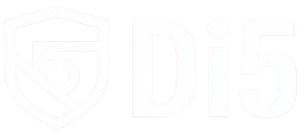 Di5 logo with stylised shield
