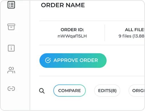 Order Approval Screenshot