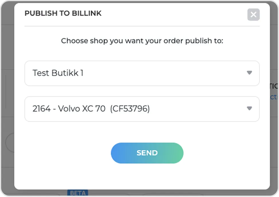 Billink Processing Screenshot