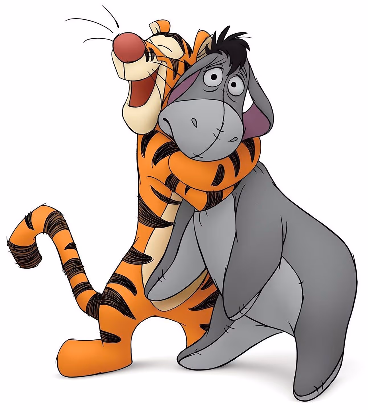 Tigger and Eeyore Winnie The Pooh Iron On Transfer #5 - Divine Bovinity Design