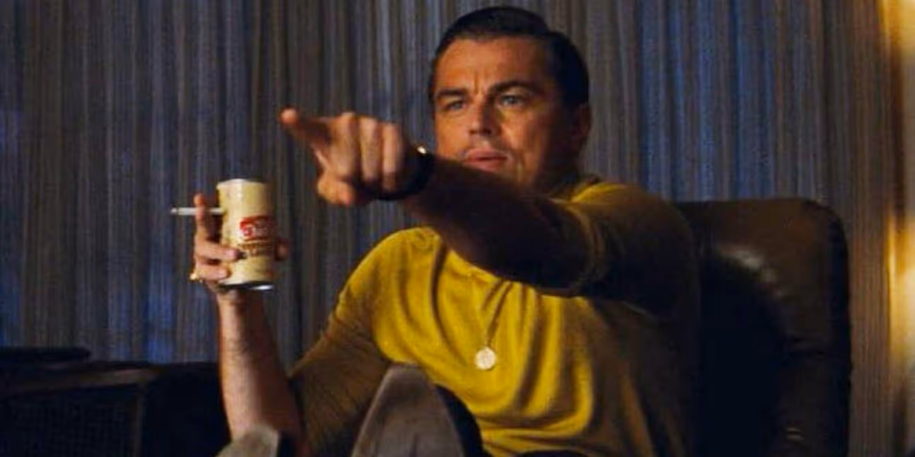 Leo Pointing In 'Once Upon A Time In Hollywood' Is Now A Meme