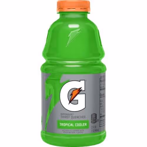 Gatorade Thirst Quencher Tropical Cooler Green Electrolyte Enhanced Sports Beverage, 32 fl oz - Ralphs