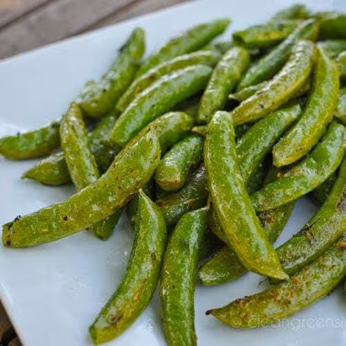 Roasted Sugar Snap Peas Recipe - Clean Green Simple