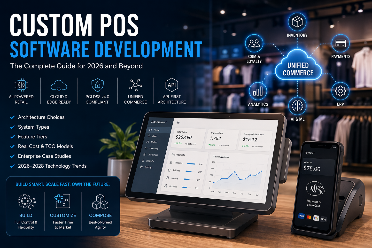 Custom POS Software Development: Features, Types & Cost