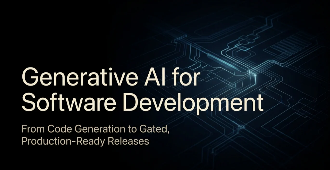 Generative AI for Software Development: From Code Generation to Gated, Production-Ready Releases