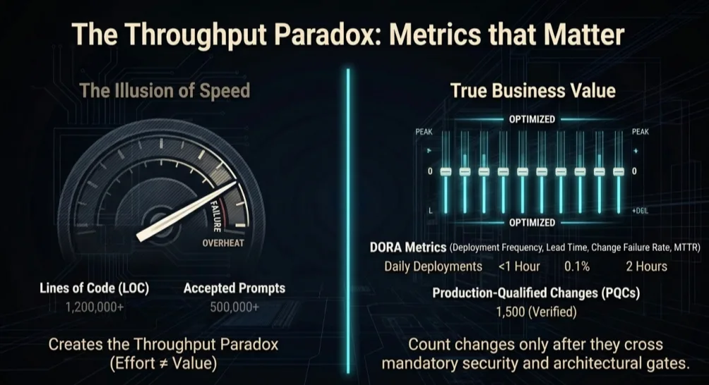 throughpt paradox:metric that matter