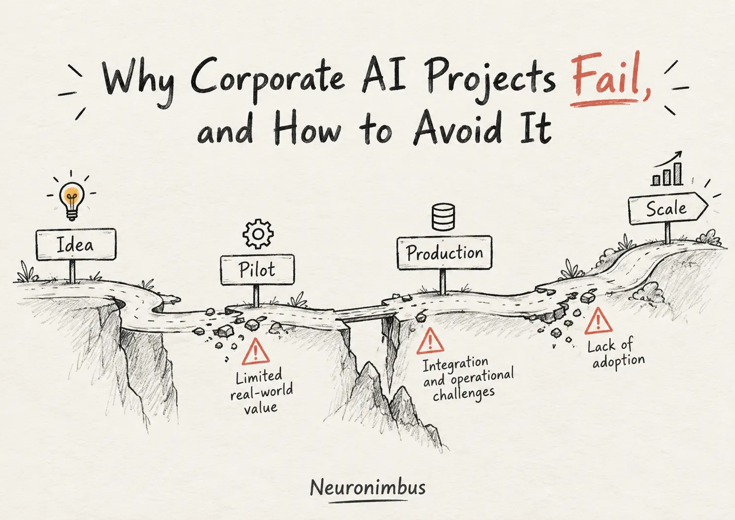 Why Corporate AI Projects Fail, and How to Avoid It ?