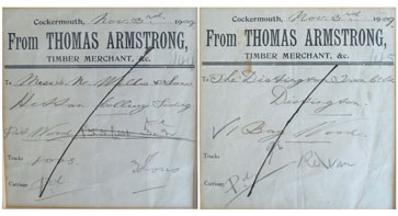 1909 Thomas Armstrong Timber Merchant