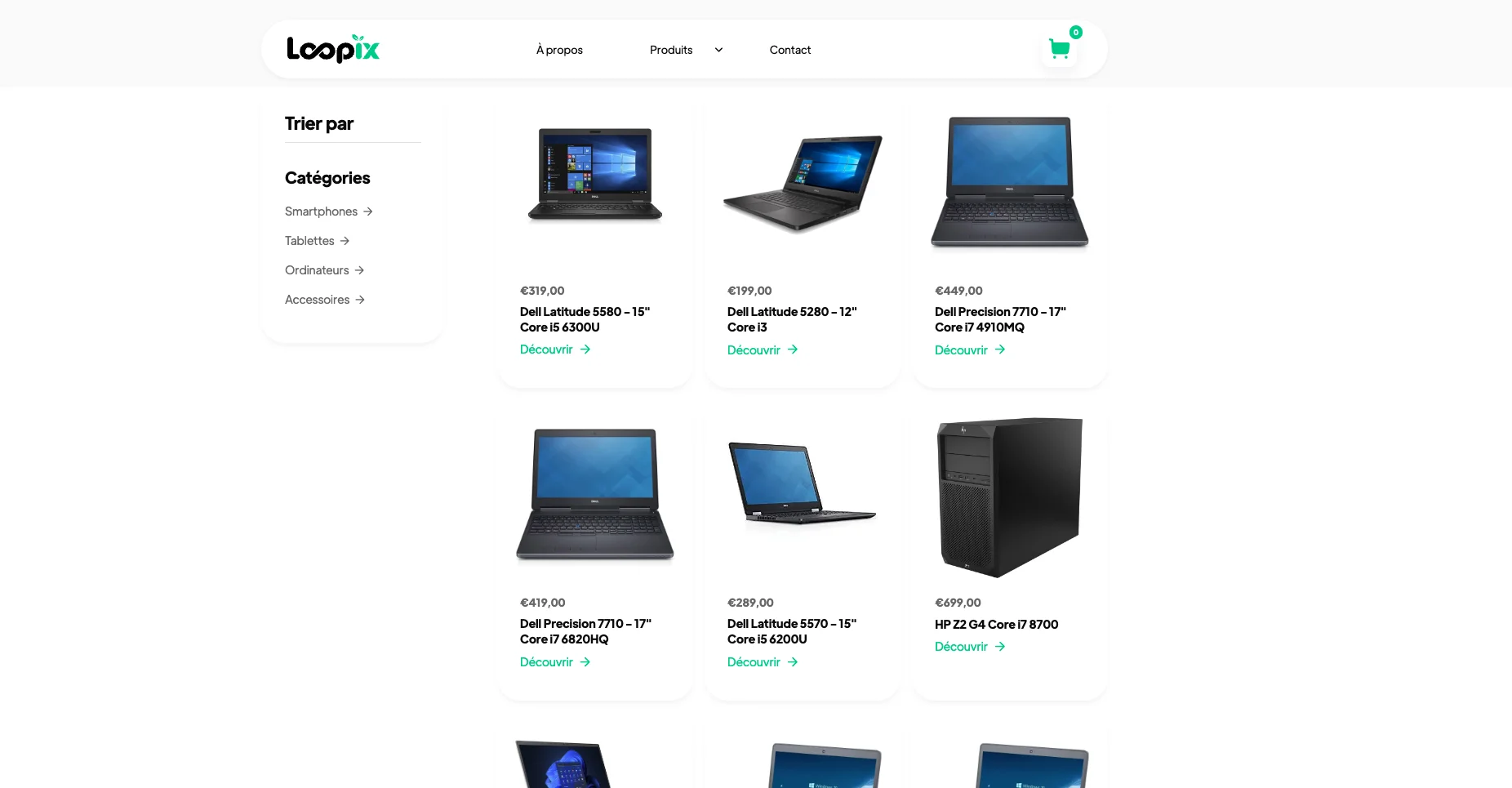 Loopix-designpage