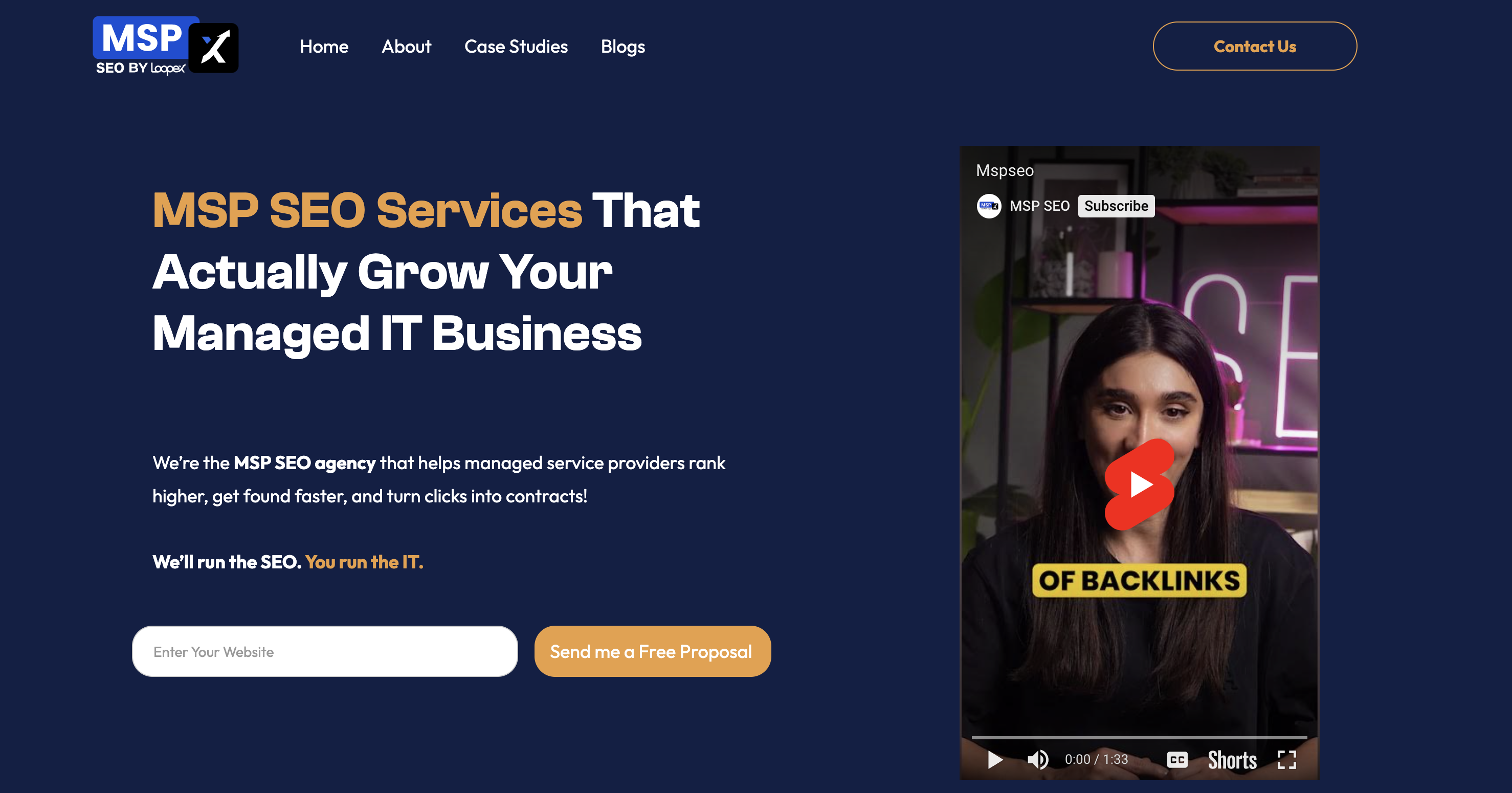 MSP SEO Agency Preview