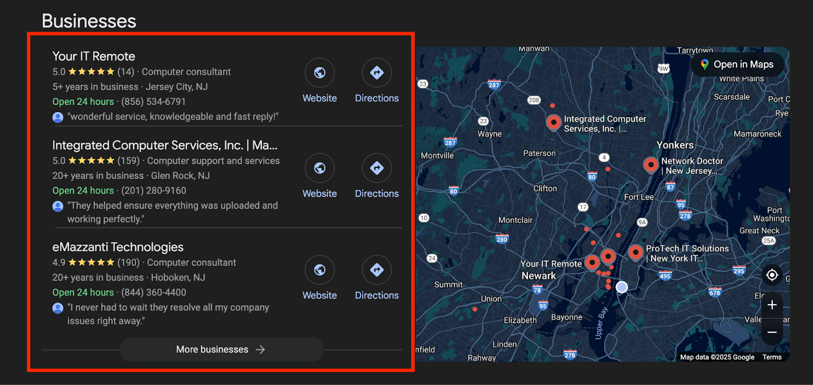 Google my business optimization