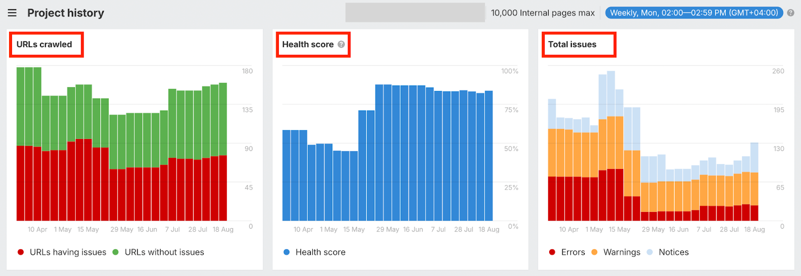 MSP website audit example