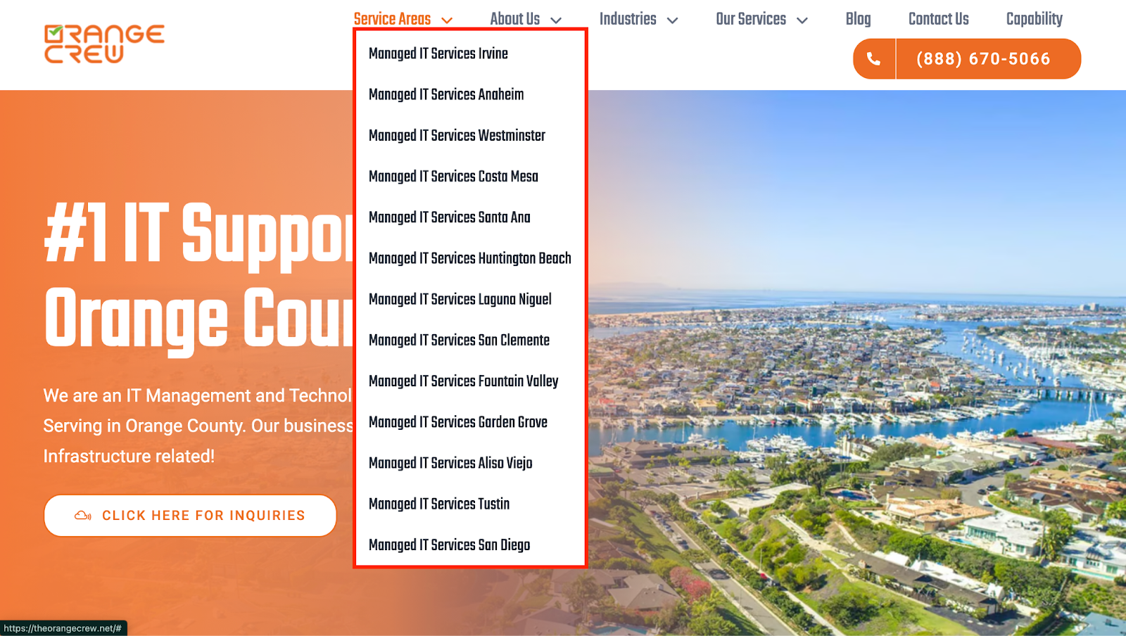 an optimized navigation bar