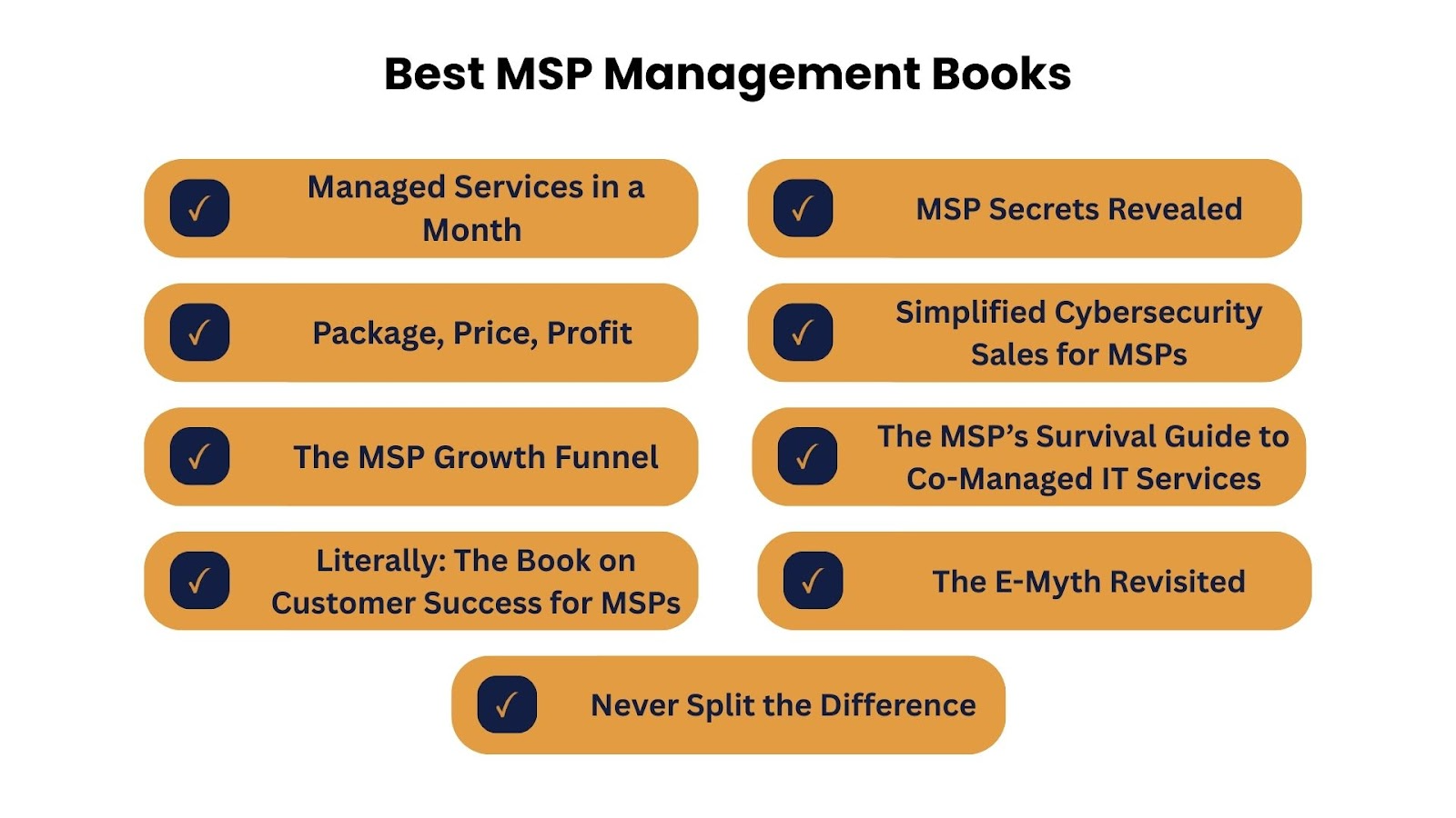 best MSP management books