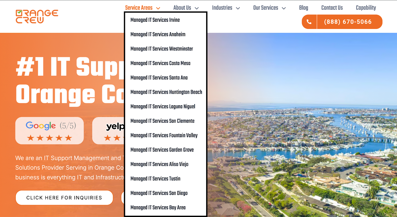 New Service-Area Pages