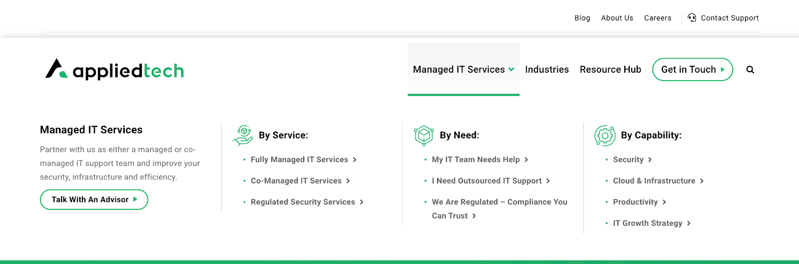 service pages example