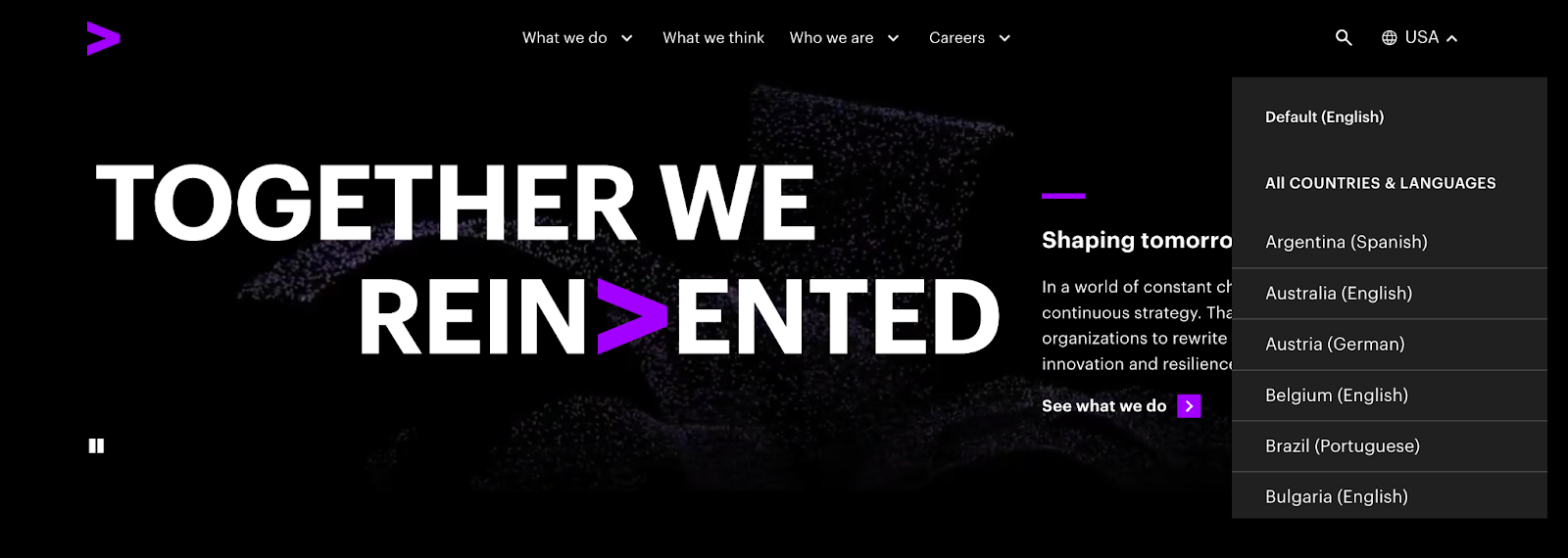 International MSPs example