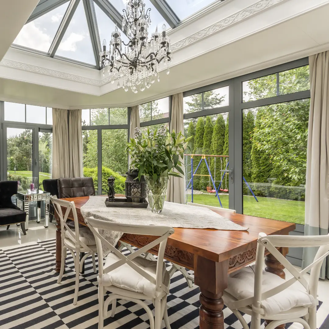beautiful sunroom remodel