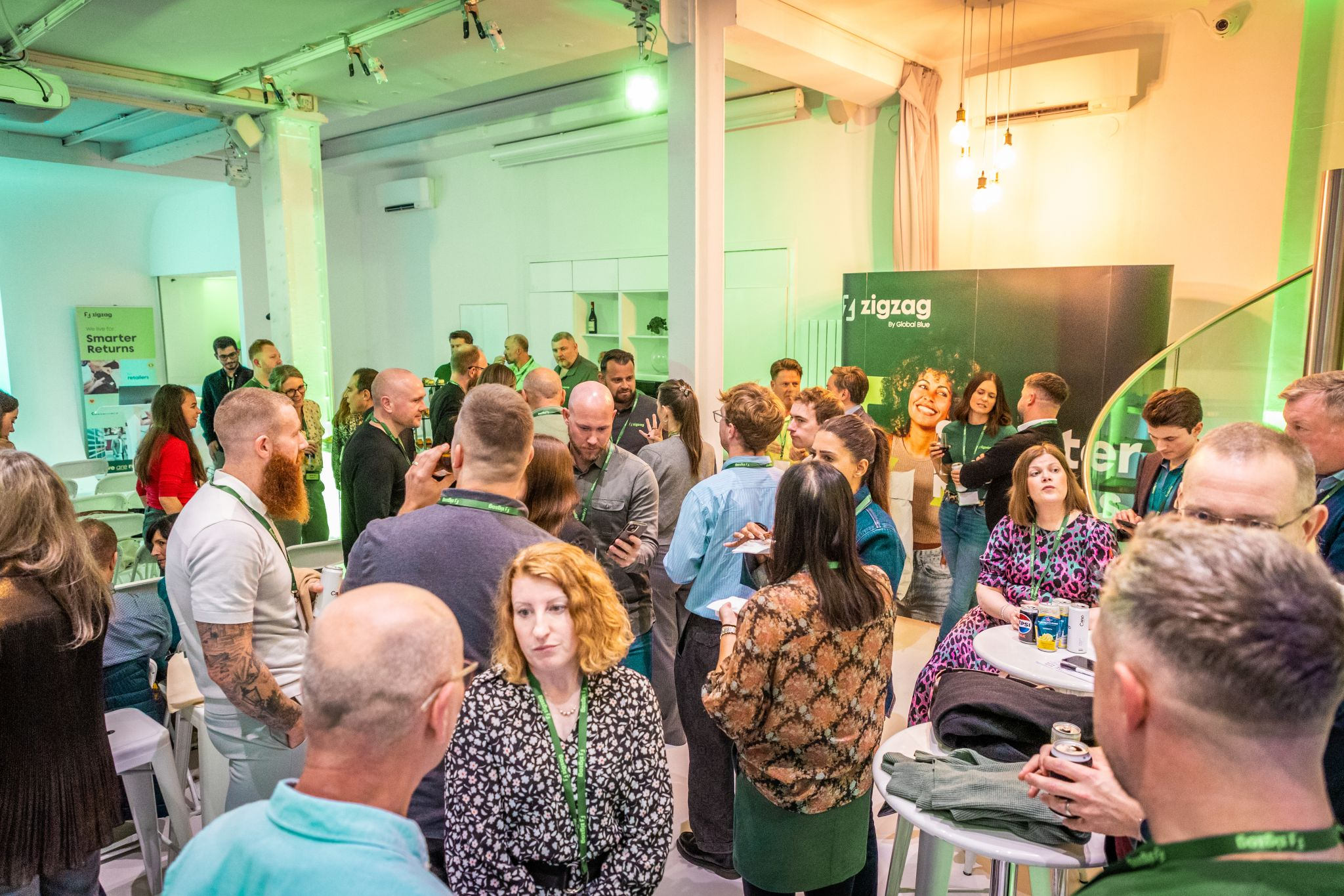 The audience at ZigZag's Checkout Smarter Returns event