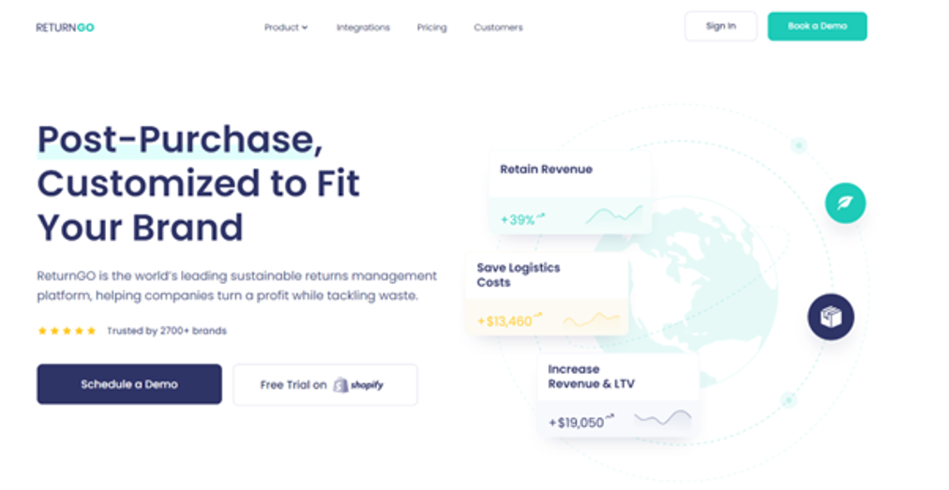 ReturnGo is an alternative to Happy Returns