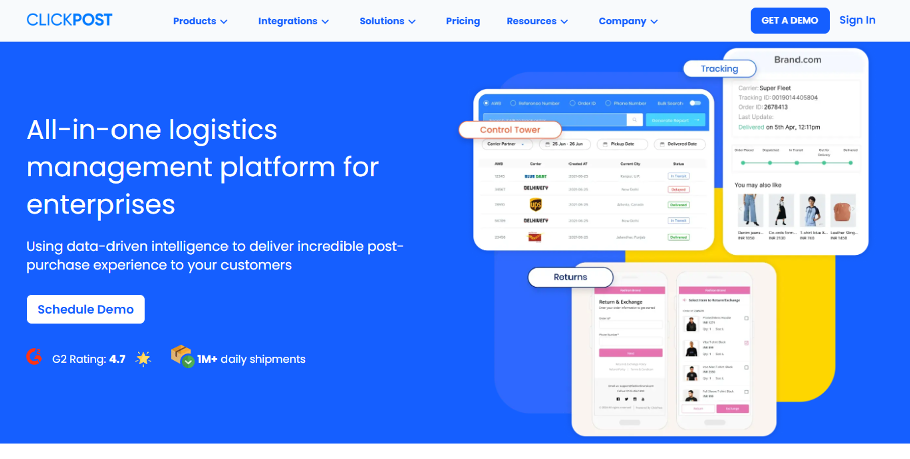 ClickPost is a worse alternative than ZigZag for returns management software