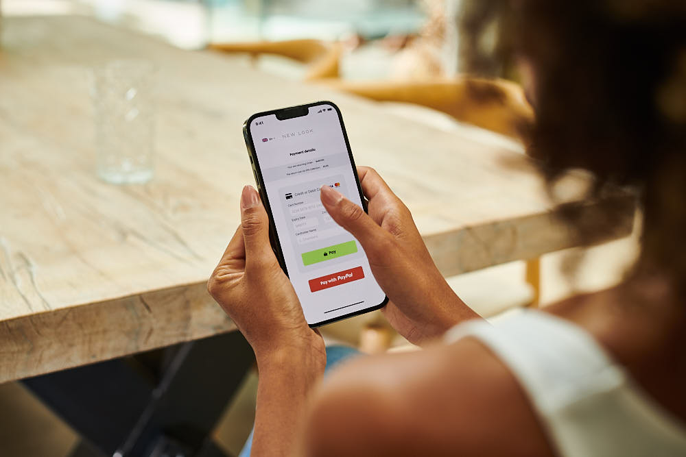 Customer paying for returns