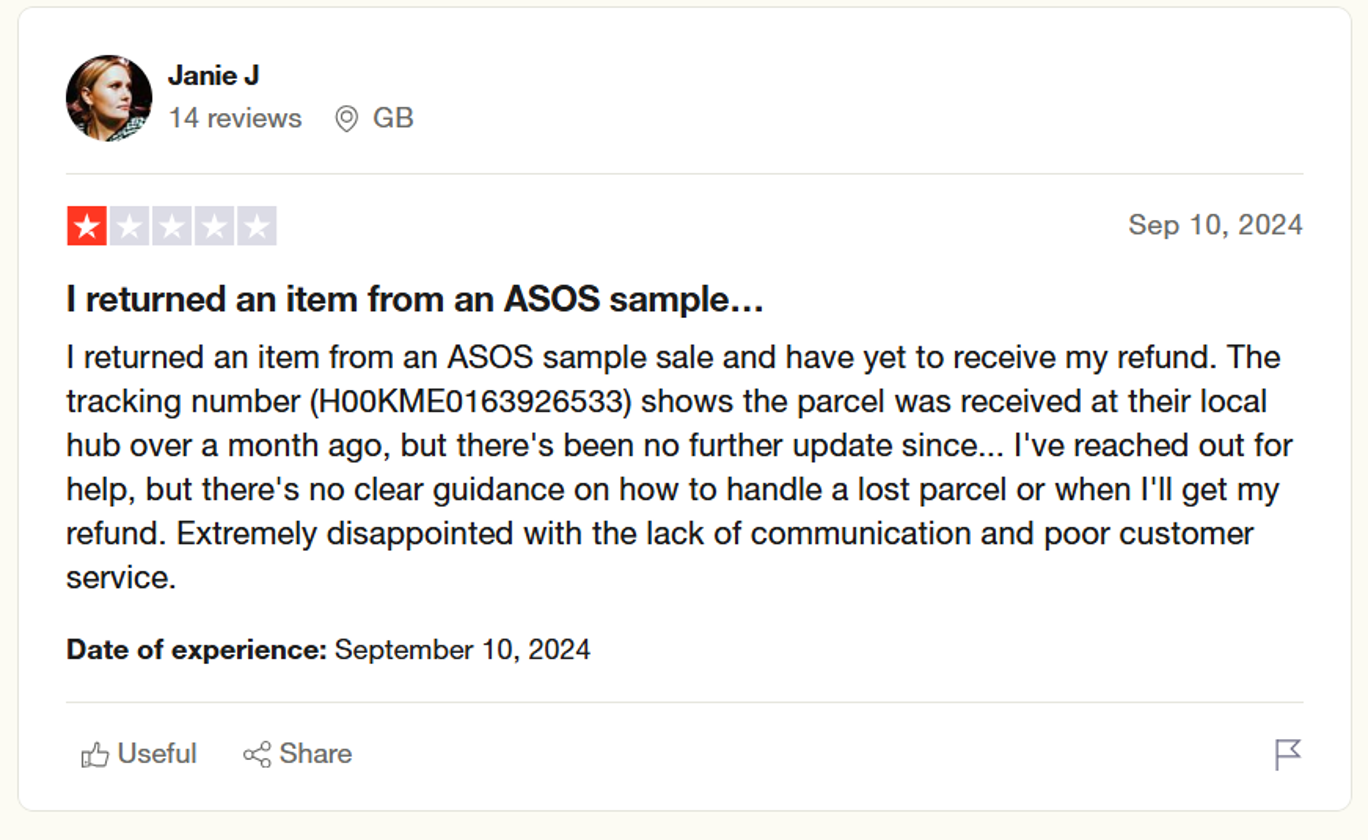 ReBound Customer Complaint 3: Extremely disappointed with the lack of communication and poor customer service.