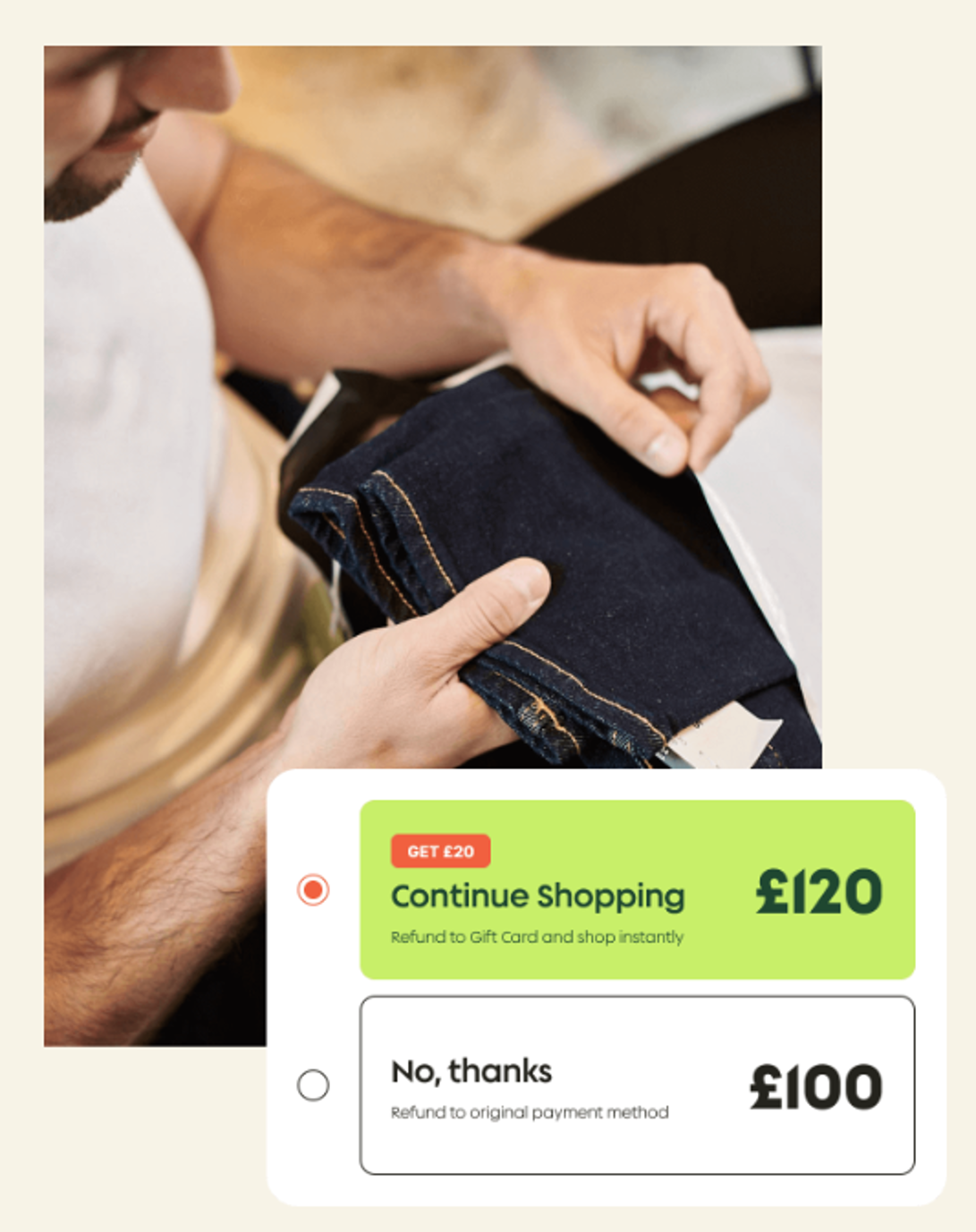 Offer additional credit for store credit refunds 