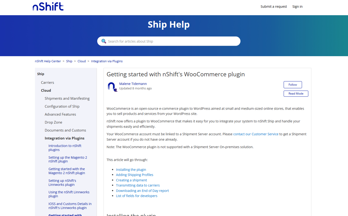 nShift is a worse alternative for WooCommerce using retailers than ZigZag