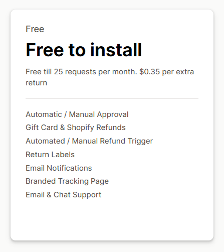 ClickPost Pricing Free to install